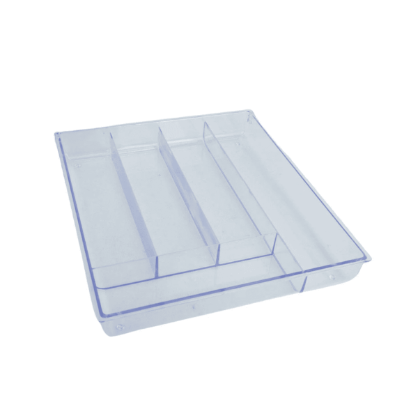 Porta Talheres Para Gaveta em Acrílico 34cm